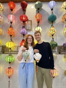 Romantic lantern workshop for couples in Hoi An